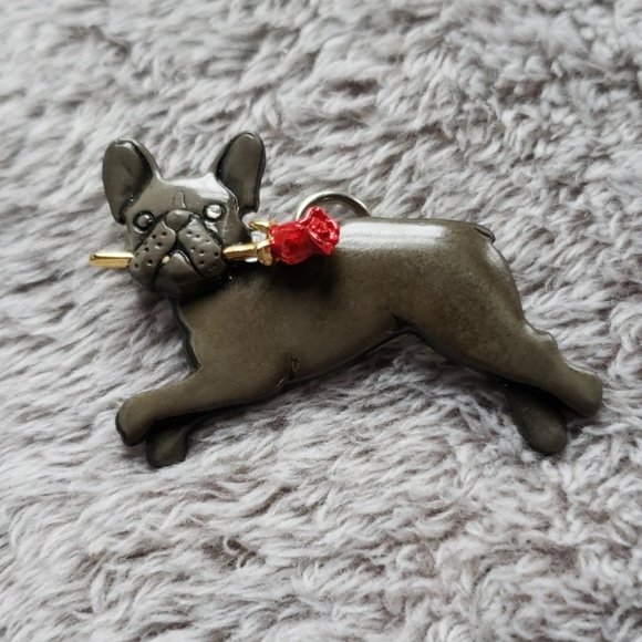 M Shields Jewelry - French bulldog pin
